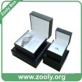 PU Leather Watch Gift Box / Black Ring Box / Jewelry Packaging Box